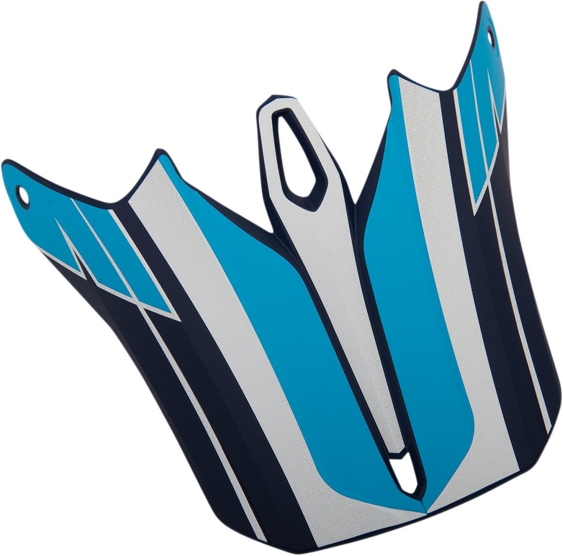 Blue and white Z1R F.I. Visor Kit for Z1R helmets, featuring Hysteria design, shown in the product image.