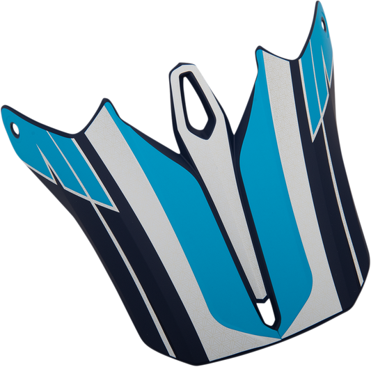 Blue and white Z1R F.I. Visor Kit for Z1R helmets, featuring Hysteria design, shown in the product image.