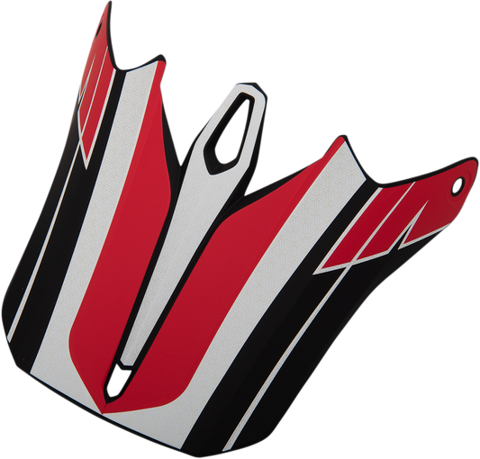Red and white Z1R Z1R F.I. Visor Kit in Hysteria color for motorcycle helmets, visible in the image.