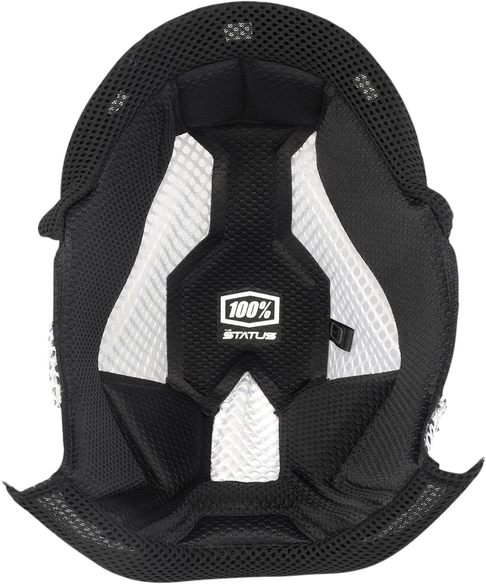 Bill's Exhausts 100% Status Liner for helmets, large size, helmet parts with foam padding and adjustable fit.