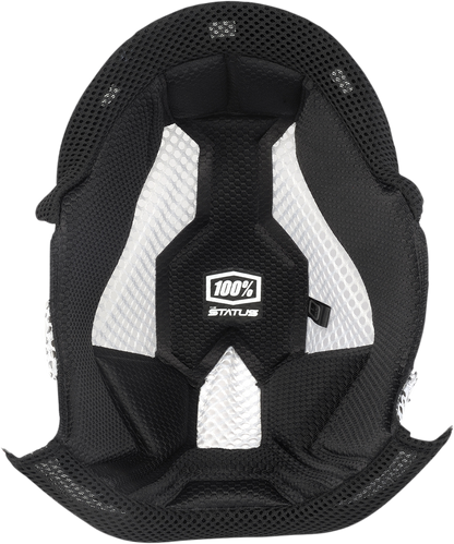 Bill's Exhausts 100% Status Liner for helmets, large size, helmet parts with foam padding and adjustable fit.