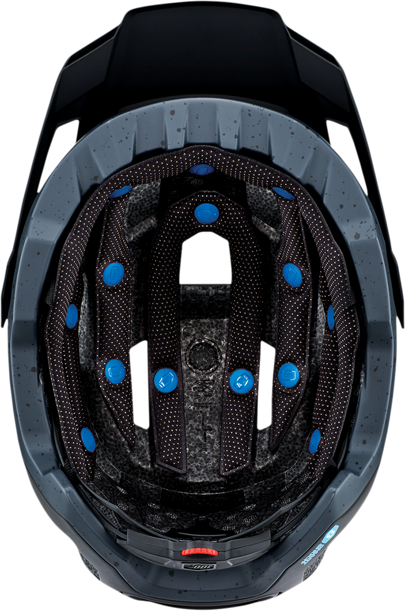 Black Altec bicycle helmet in size S/M by Bill's Exhausts, featuring a sleek design and adjustable straps.
