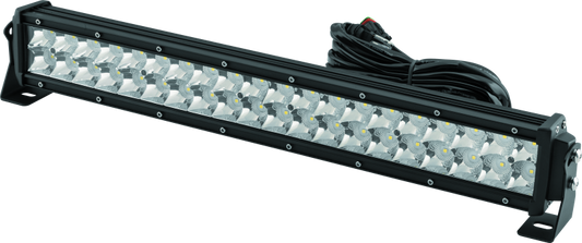 QuadBoss 22-inch double row LED light bar with combo flood and spot beams, designed for off-road and vehicle lighting.