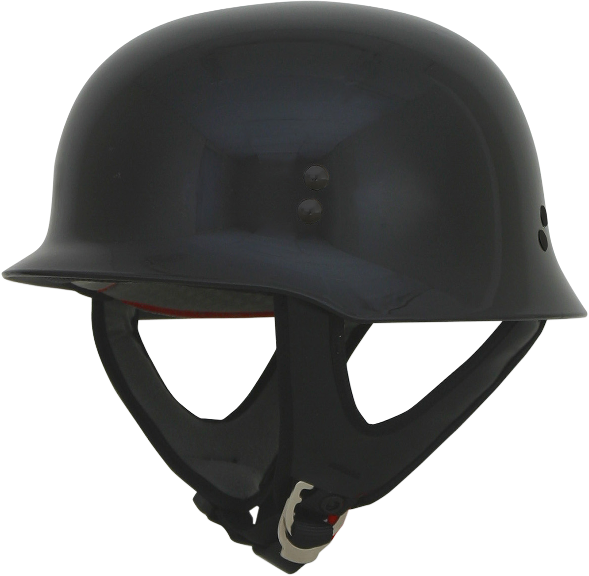 Gloss black AFX FX helmet in XL size, showing sleek aerodynamic design and clear visor for motorcycle riding.