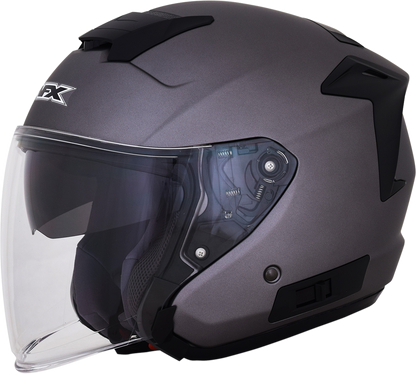 Bill's Exhausts AFX FX-60 helmet in frost gray, small size, with a sleek aerodynamic design and clear visor.