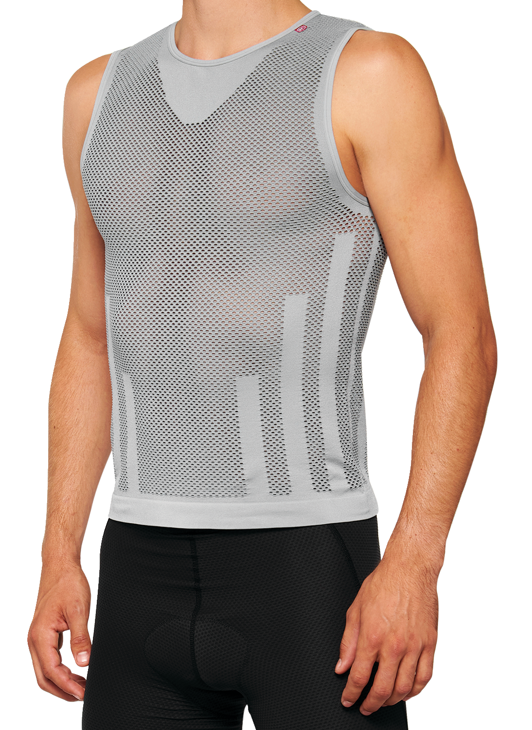 Gray 100% Zephyr Tank by Bill's Exhausts in Large/XL size, showing the sleeveless tank top's front view.