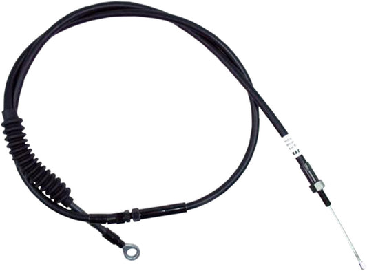 Motion Pro Indian Blackout LW clutch cable for blacked-out motorcycles, black and silver finish, with cable and fittings visible.