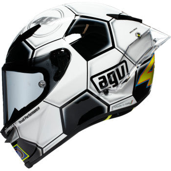 AGV Pista GP RR Catalunya 2008 limited motorcycle helmet in 2XL, featuring a sleek design and vibrant graphics.