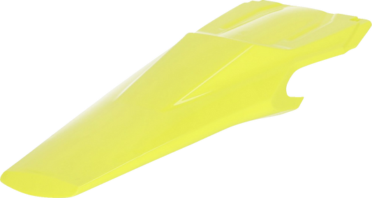 Yellow Acerbis rear fender for Husqvarna TE 2020-2023 motorcycle, body part designed for off-road riding.
