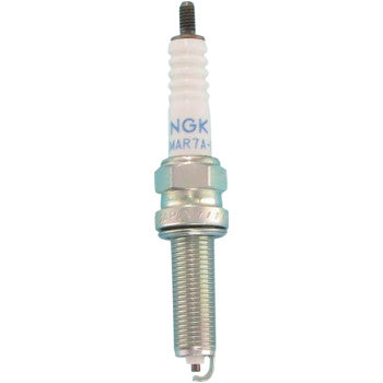 NGK Spark Plugs 4908 standard spark plug showing metal electrode and ceramic insulator for automotive ignition systems.