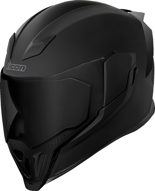 Bill's Exhausts ICON Airflite™ Dark Rubatone helmet in large size, featuring a sleek aerodynamic design and matte finish.