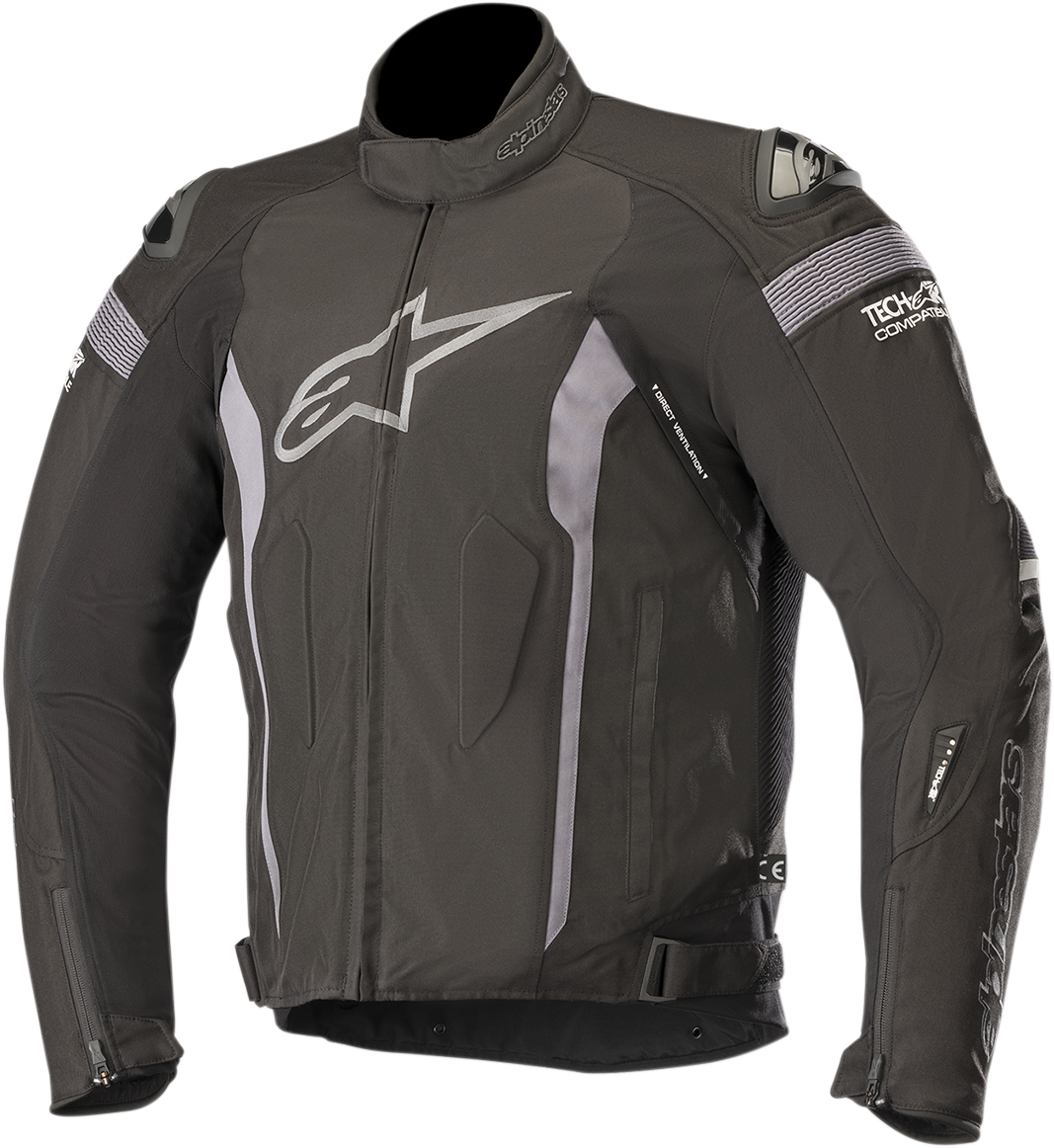 Alpinestars T-Missile Drystar® motorcycle jacket in black, 2XL, with protective design and textile construction for riding comfort.