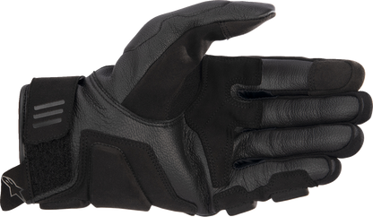 Alpinestars Phenom Air Gloves in black and white, size 2XL, featuring breathable mesh and protective padding for motorcycle riding.