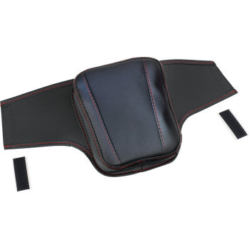 SHOW CHROME Tank Pouch - Ballistic Red Stitch - Can-Am Ryker H40-402CRED - Howling Moto