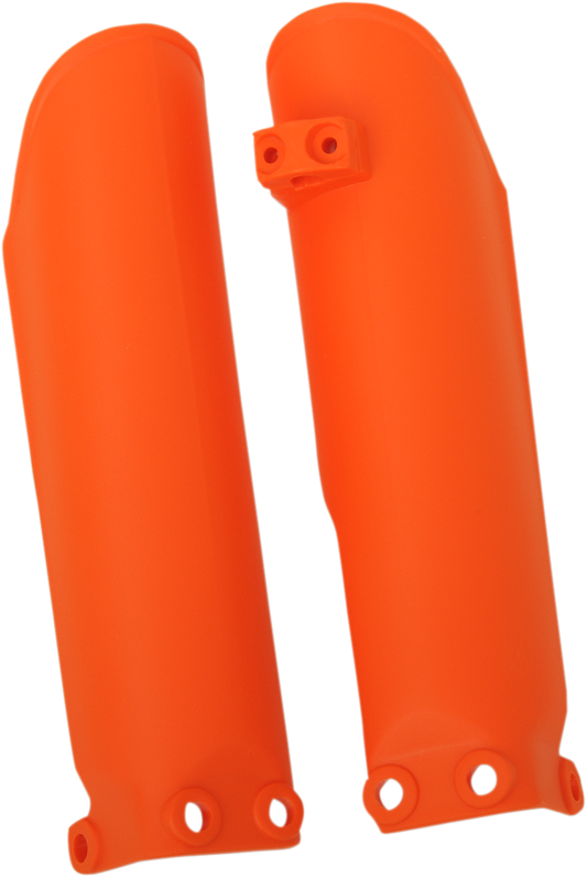 ACERBIS Lower Fork Covers for Inverted Forks - '16 Orange 2253025226 - Howling Moto