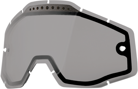 100% Accuri/Racecraft/Strata Dual Lens - Vented - Smoke 59009-00002 - Howling Moto