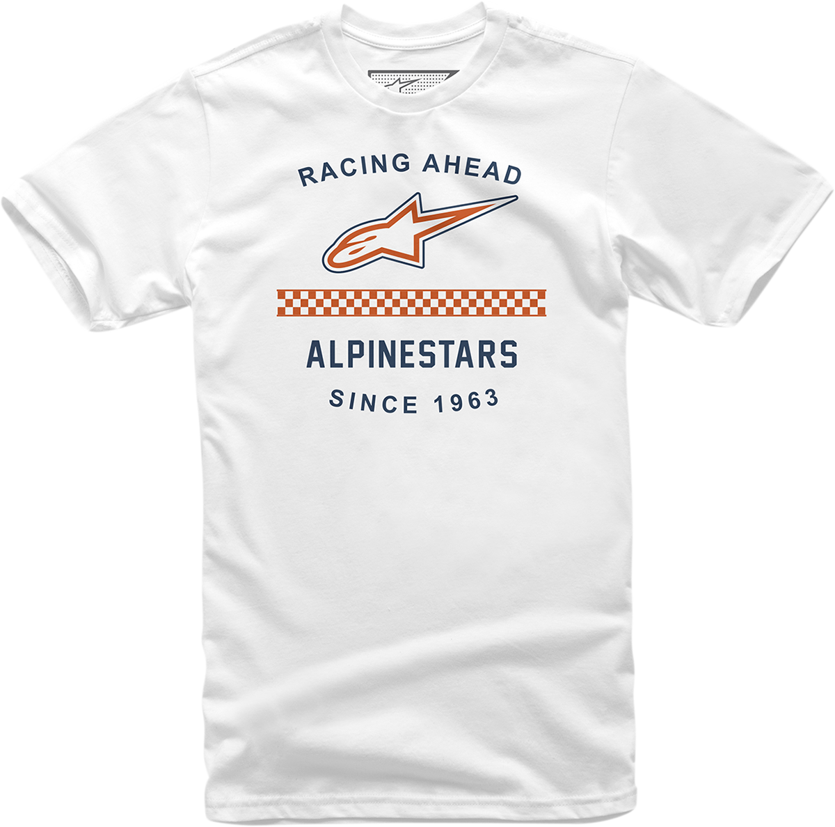 Bill's Exhausts AlpineStars Origin white T-shirt in XL with logo and casual fit, made from comfortable cotton fabric.