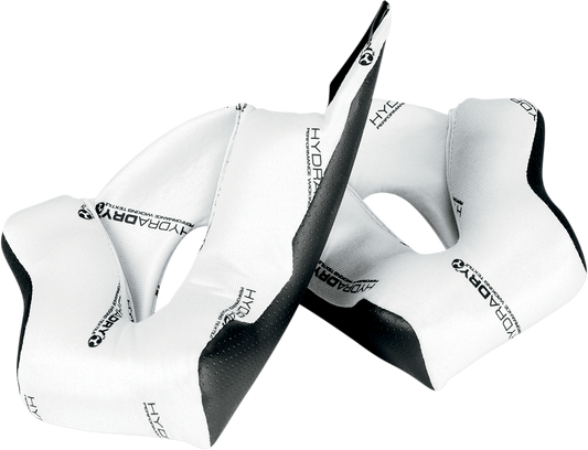 ICON Variant™ Cheek Pads 3XL, 25mm, for helmet fit, shown in black with padding details, from Bill's Exhausts.