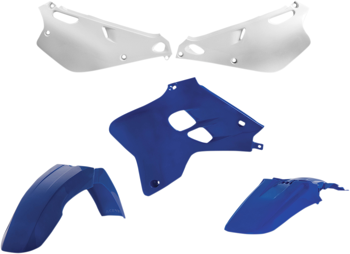 Acerbis standard replacement body kit for motorcycles, OEM 2041240242, featuring body panels and components in natural finish.