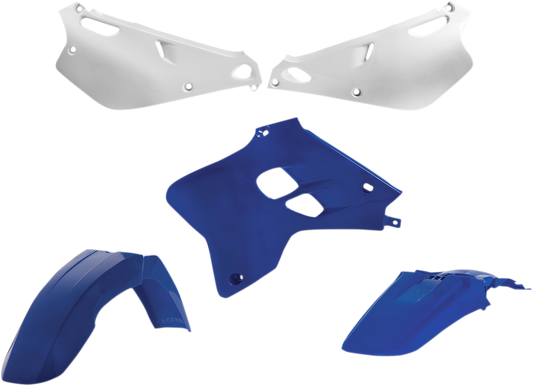 Acerbis standard replacement body kit for motorcycles, OEM 2041240242, featuring body panels and components in natural finish.