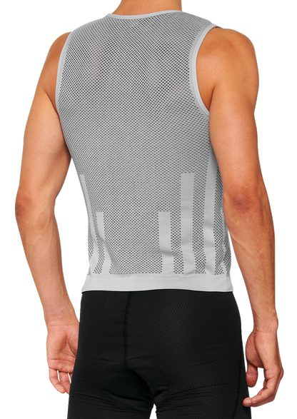 100% Zephyr Tank - Gray - Small/Medium 40044-00000 - Howling Moto
