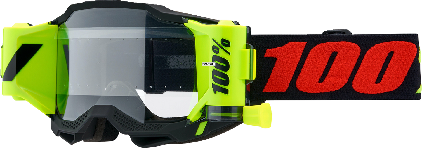 Bill's Exhausts Accuri 2 Forecast Goggles in clear with adjustable strap and foam padding for a secure fit.