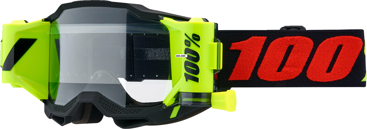 Bill's Exhausts Accuri 2 Forecast Goggles in clear with adjustable strap and foam padding for a secure fit.