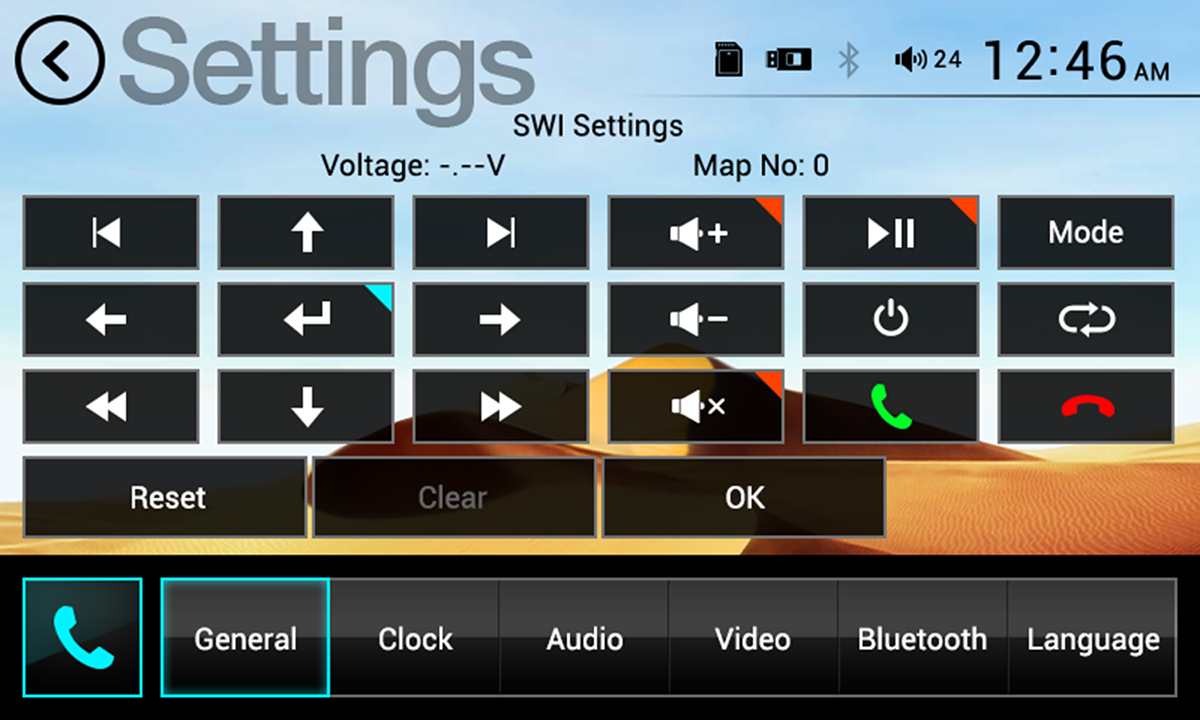 Polaris DXP1000DVR NAVATLAS Command Center engine display screen with control buttons, for Polaris DXP1000DVR models.