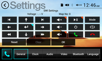Polaris DXP1000DVR NAVATLAS Command Center engine display screen with control buttons, for Polaris DXP1000DVR models.