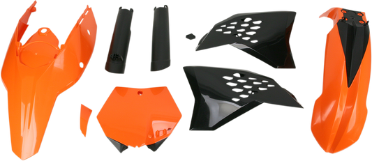 ACERBIS Full Replacement Body Kit - OEM '10 Orange/Black 2198070354 - Howling Moto