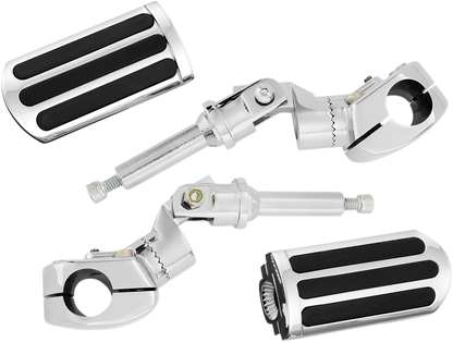 Bill's Exhausts SHOW CHROME Highway Rail Pegs engine parts for GL1800 motorcycle, featuring chrome finish and sturdy construction.