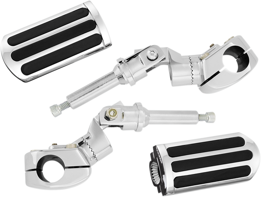 Bill's Exhausts SHOW CHROME Highway Rail Pegs engine parts for GL1800 motorcycle, featuring chrome finish and sturdy construction.