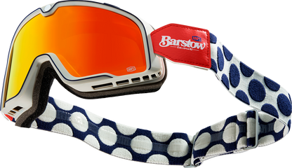 100% Barstow Goggles - Hayworth - Flash Red 50000-00004 - Howling Moto