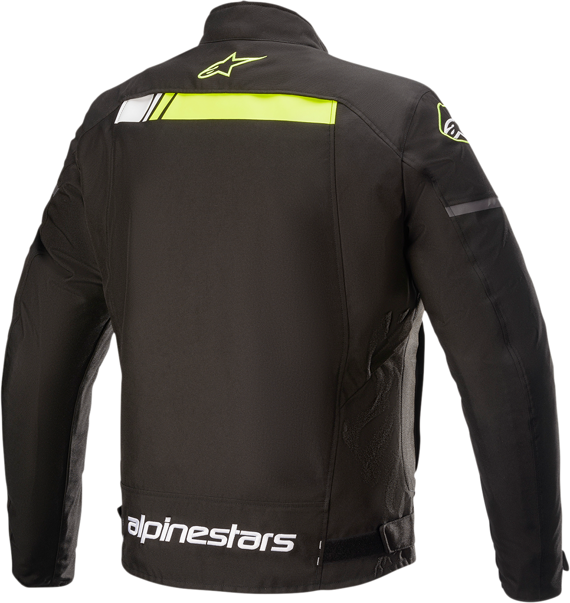 Alpinestars T-SPS Ignition Jacket in black and yellow, size XL, featuring a sporty motorcycle jacket design with protective elements.