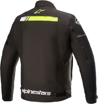 Alpinestars T-SPS Ignition Jacket in black and yellow, size XL, featuring a sporty motorcycle jacket design with protective elements.
