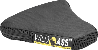 Bill's Exhausts Wild Ass Cushion Air Seat Classic Sport black engine cushion with sporty design, for comfortable seating.