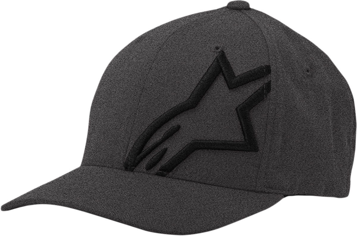 Alpinestars Corp Shift 2 Hat in heather gray and black, large/XL size, with protective gear branding and stylish design.