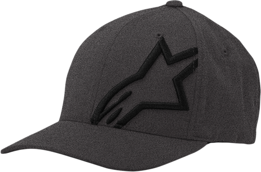 Alpinestars Corp Shift 2 Hat in heather gray and black, large/XL size, with protective gear branding and stylish design.
