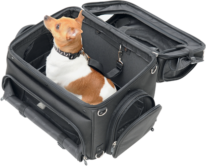 Bill's Exhausts SADDLEMEN Pet Voyager seat, durable motorcycle seat with comfortable padding and stylish design.