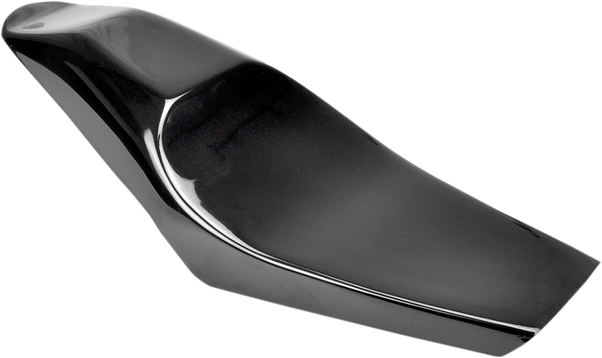 SADDLEMEN Champ Tail Section Z4216 seat by Bill's Exhausts, black motorcycle seat with detailed stitching and sleek design.