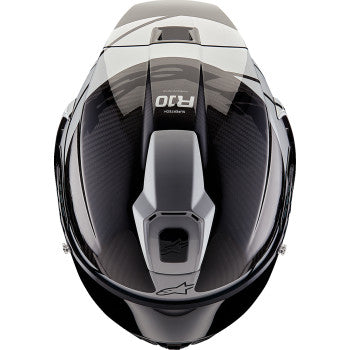 ALPINESTARS Supertech R10 Helmet - Element - Carbon/Silver/Black - XL 8200324-1368-XL - Howling Moto