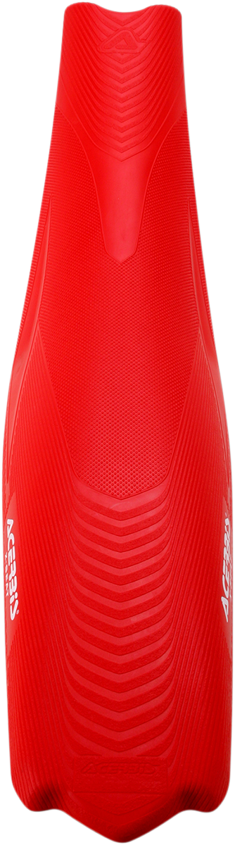 Red Acerbis X Seat for CRF 250/450 '09-'13 motorcycle, body component designed for durability and comfort.