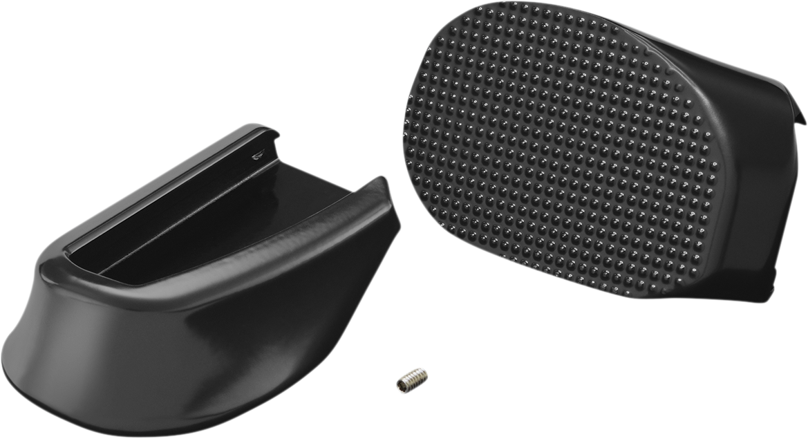Bill's Exhausts SHOW CHROME Kickstand Base 52-966 engine part, shiny chrome finish, designed for motorcycle kickstands.