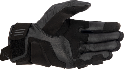 Alpinestars Women Stella Phenom Black Gloves in Medium, showing the sleek design and protective features for motorcycling.