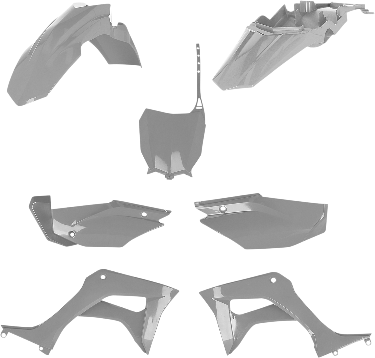 ACERBIS Full Replacement Body Kit - Gray 2861930011 - Howling Moto