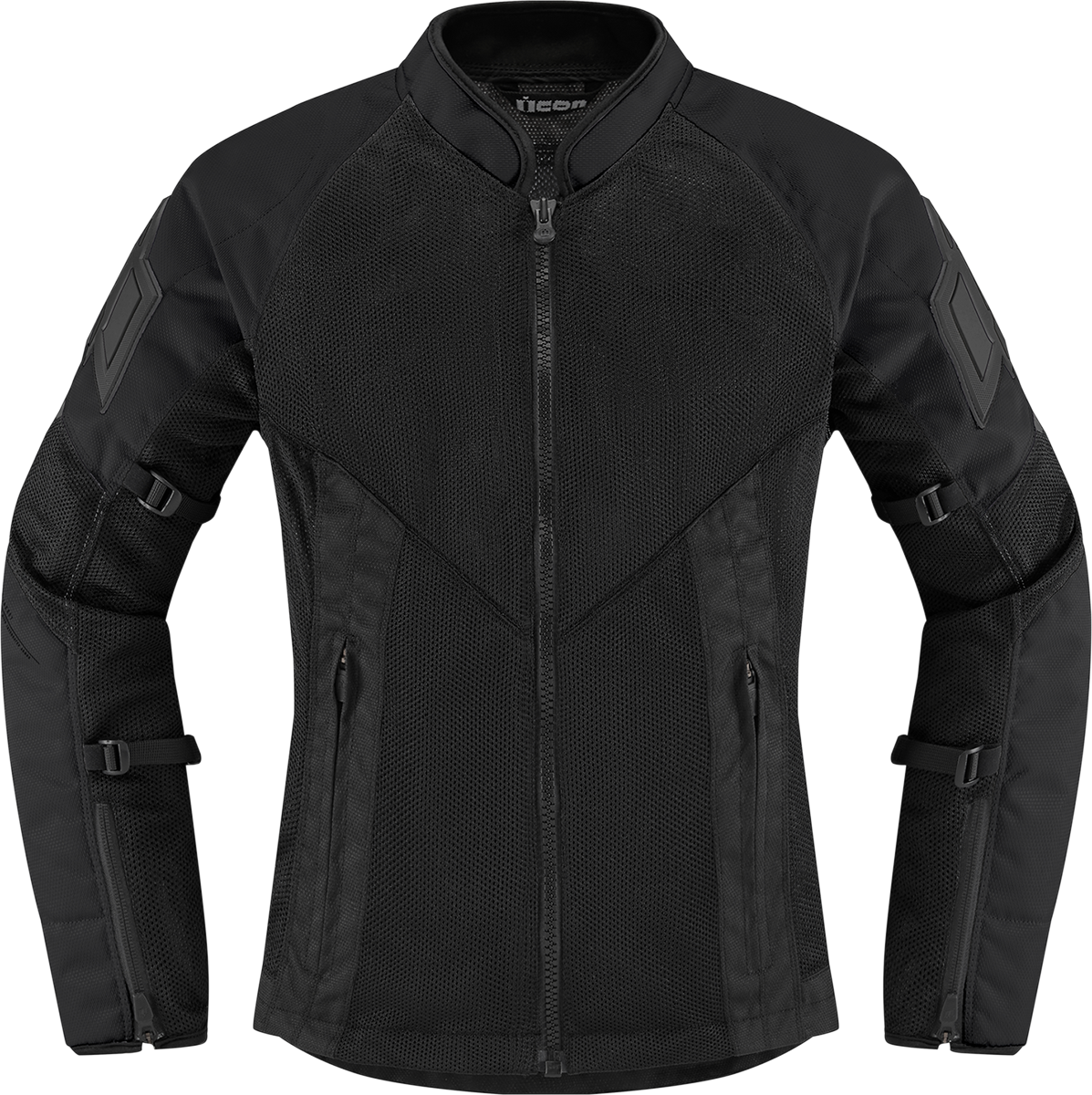 Bill's Exhausts ICON Women's Mesh AF Jacket in Stealth color, small size, showcasing breathable mesh fabric and sleek design.