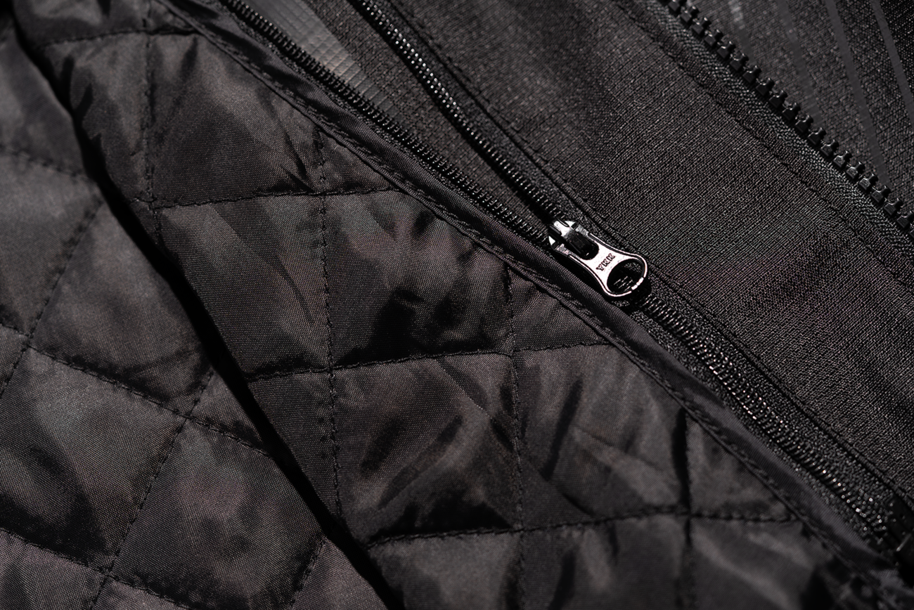 Black ICON Women’s PDX3™ jacket in medium size, featuring durable fabric and stylish design, displayed on a clean background.