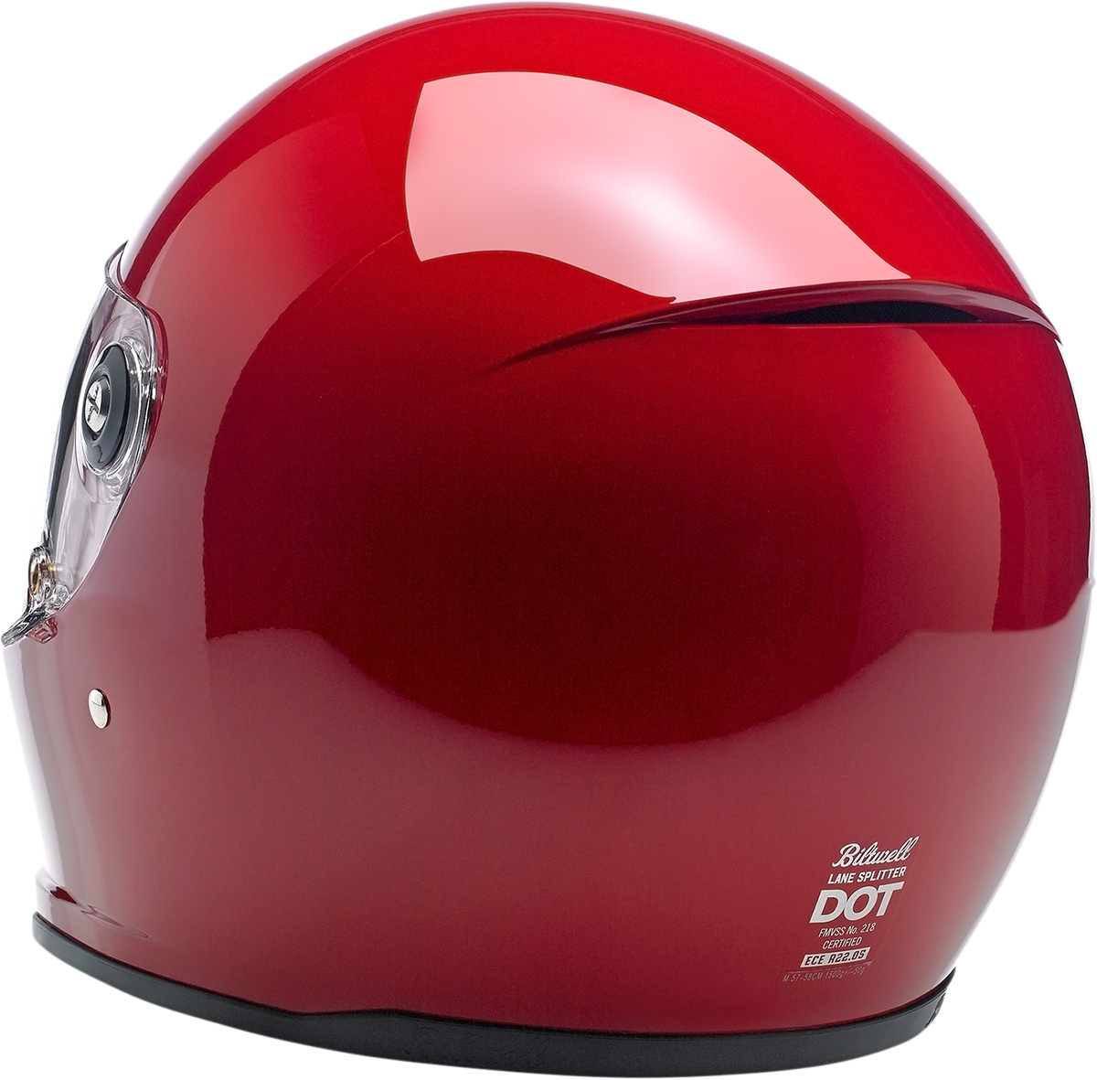 BILTWELL Lane Splitter Helmet - Gloss Blood Red - Large 1004-837-104 - Howling Moto
