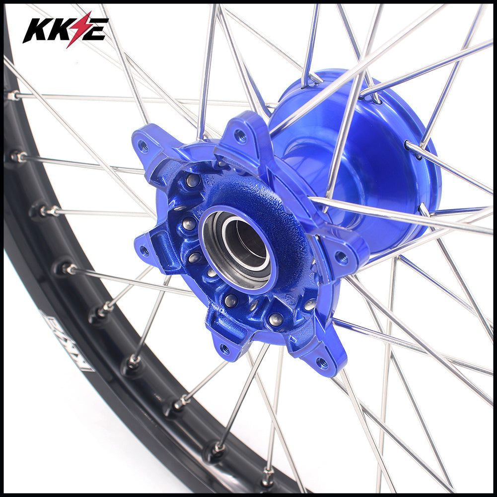 KKE 21 & 18 Cast Enduro Wheels For YAMAHA YZ250F 2001-2015 YZ450F 2003-2015 - Howling Moto