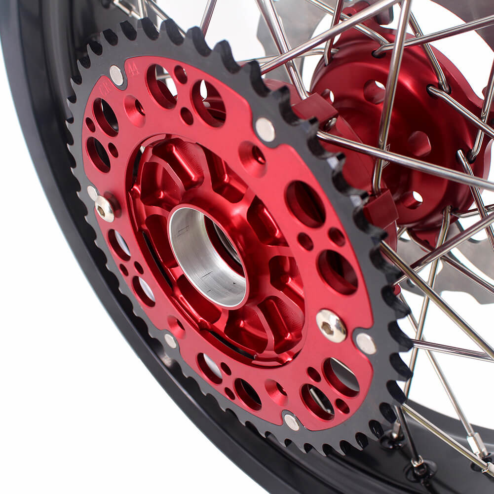 KKE 3.5 & 4.25 Cush Drive Supermoto Wheels for Honda XR400R XR600R - Howling Moto